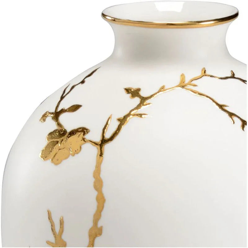 Nanshan Hand Painted Porcelain Vase - LOOMLAN - Chelsea House - Vases & Jars