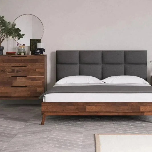 Natural Brown Solid Wood Remix 6 Drawer Dresser - LOOMLAN - LH Imports - Dressers