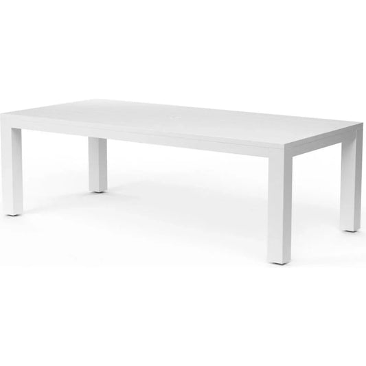 Newport Aluminum Outdoor Dining Table-Outdoor Dining Tables-Sunset West-LOOMLAN