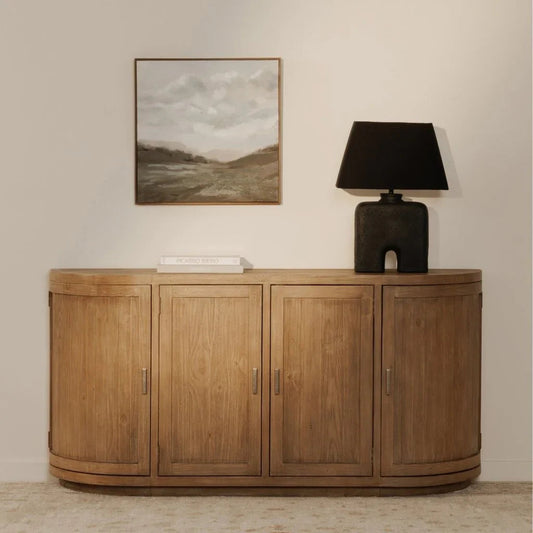 Nicola Natural Reclaimed Pine Sideboard - LOOMLAN - Moe's Home - Sideboards