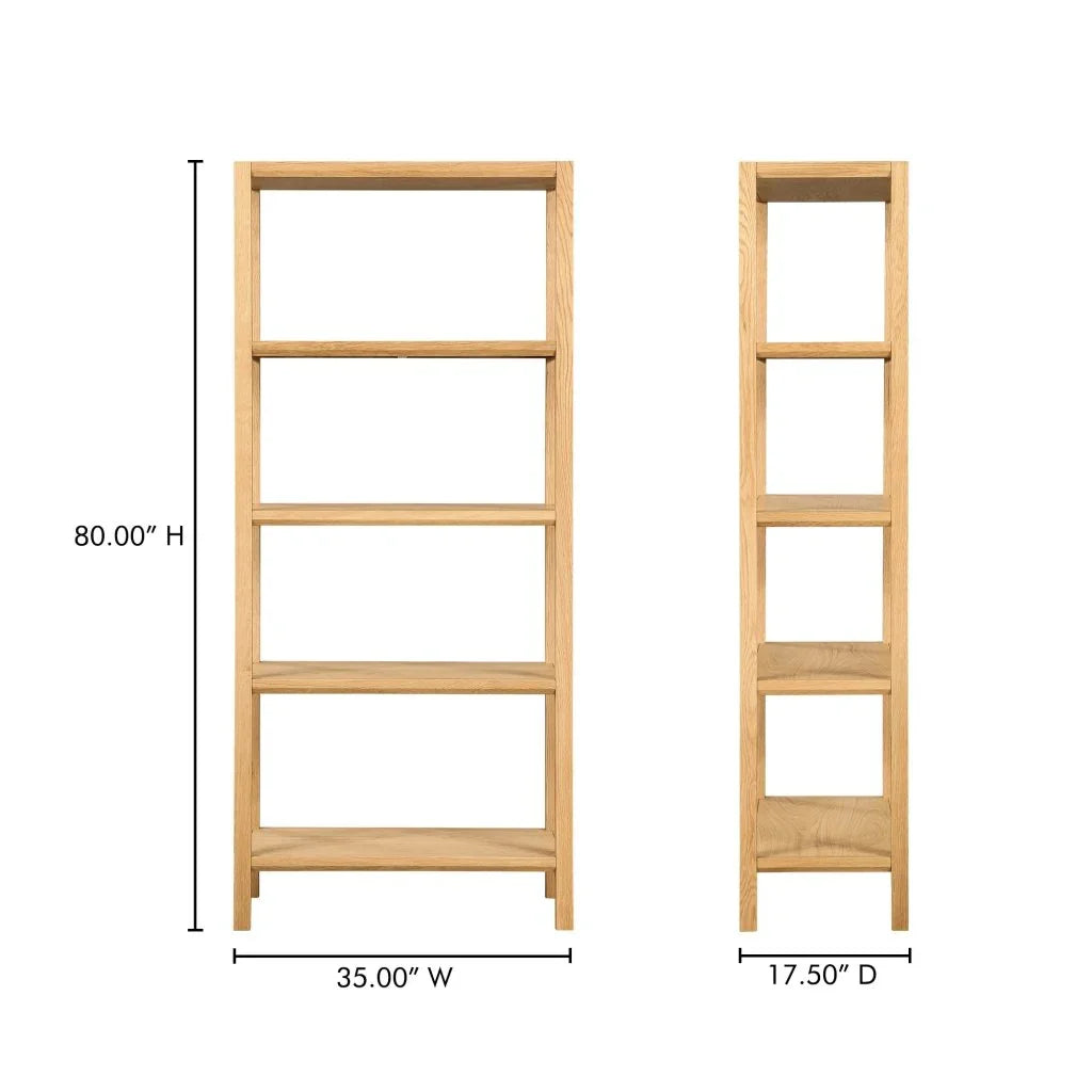 Nolan Versatile Design Wood Etagere-Etageres-Moe's Home-LOOMLAN