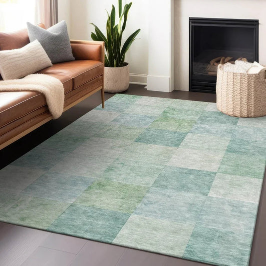 Novanta Blue Washable Indoor - Outdoor Rug - LOOMLAN - LOOMLAN Rugs - Outdoor Rugs