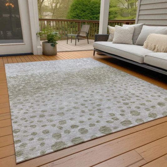 Nuvane Taupe Washable Indoor-Outdoor Rug-Outdoor Rugs-LOOMLAN Rugs-LOOMLAN