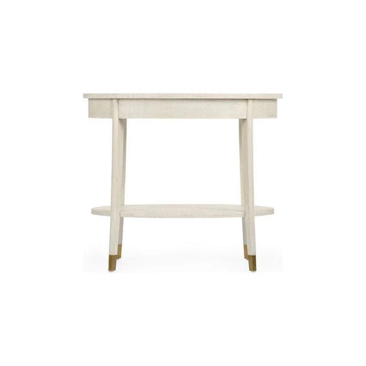 Oaklee Wooden Oval Side Table - LOOMLAN - Wildwood - Side Tables