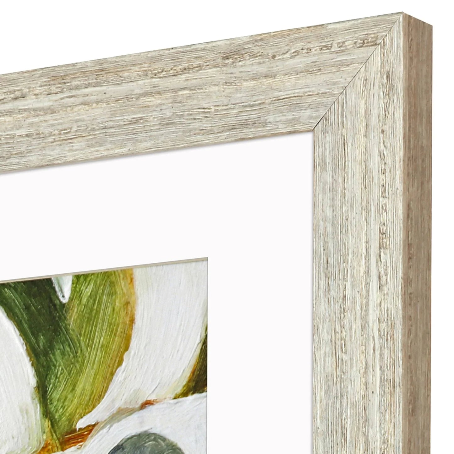 Olive Branches II Green Framed Wall Art 2PC