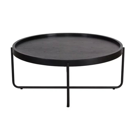 Oliver Round Coffee Table Black
