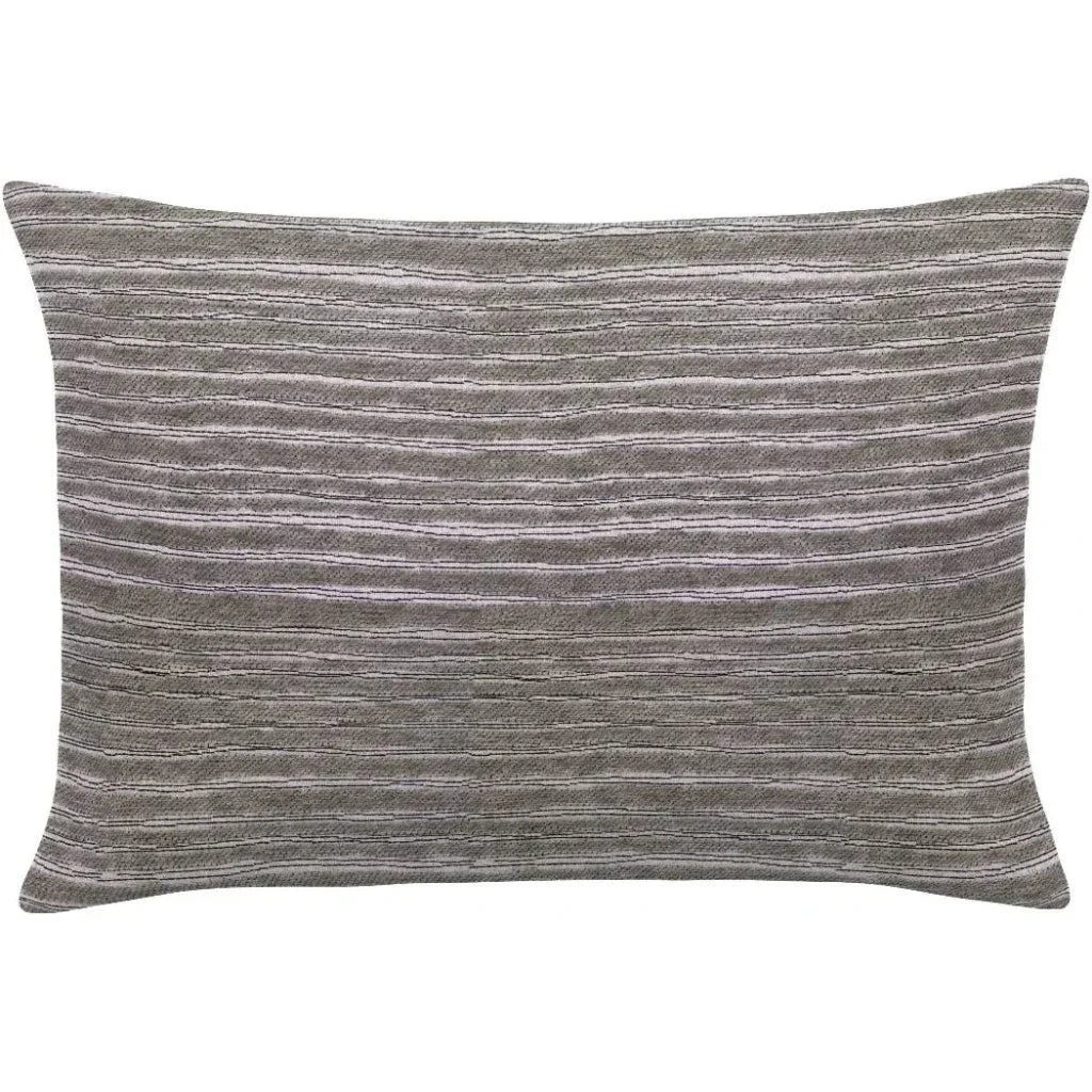 Ondine Gravel Handmade Outdoor Pillow-Outdoor Pillows-Earnest Collection-20"x13" Lumbar-LOOMLAN