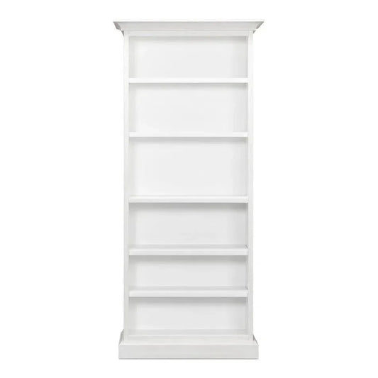 Open Shelf Bookcase Cortina White - LOOMLAN - Sarreid - Bookcases