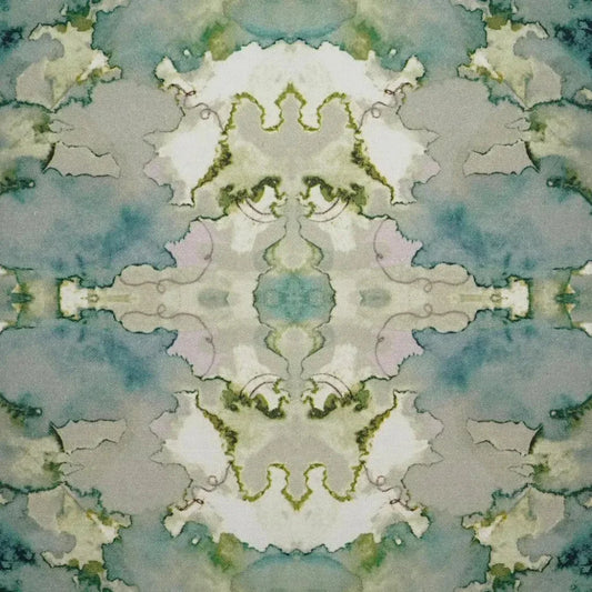 Orbach Abstract Teal Large Throw Pillow Insert - LOOMLAN - D.V. Kap - Throw Pillows