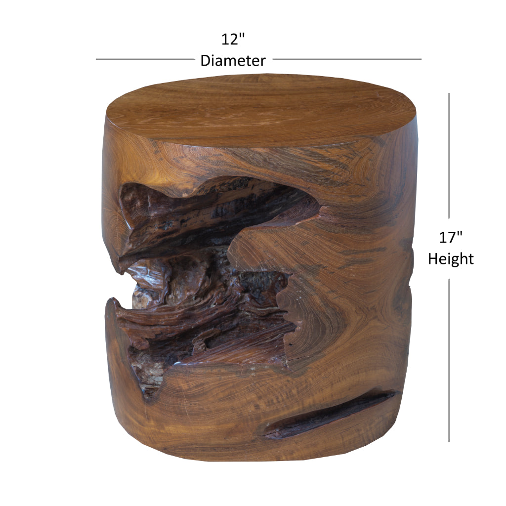 Organics Cylinder Round Side Table