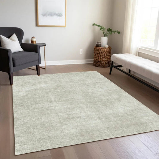 Orlena Beige Washable Indoor-Outdoor Rug-Outdoor Rugs-LOOMLAN Rugs-LOOMLAN