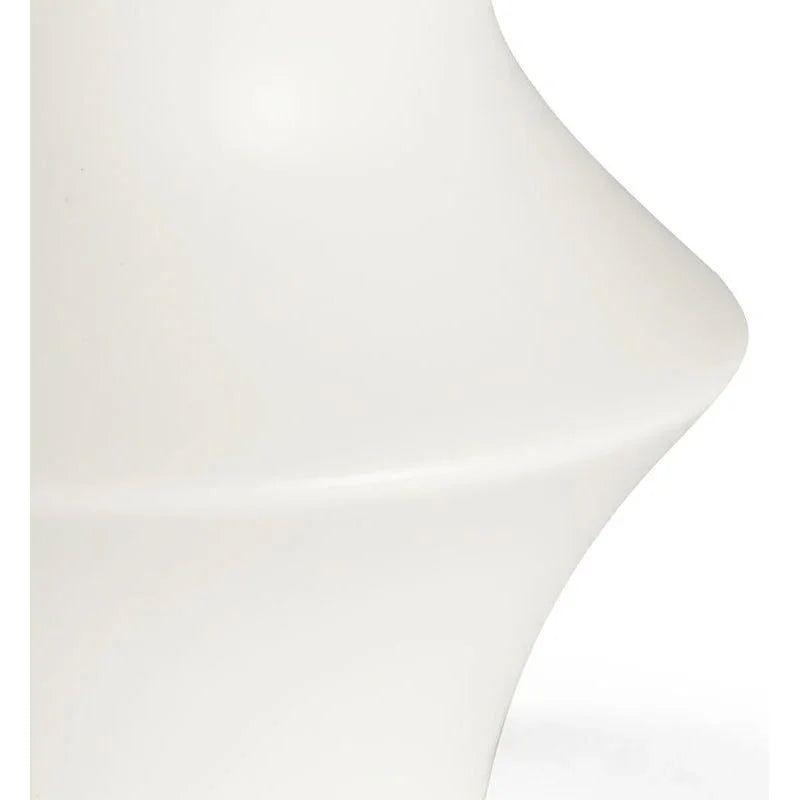Osaka White Glazed Ceramic Vase - LOOMLAN - Chelsea House - Vases & Jars