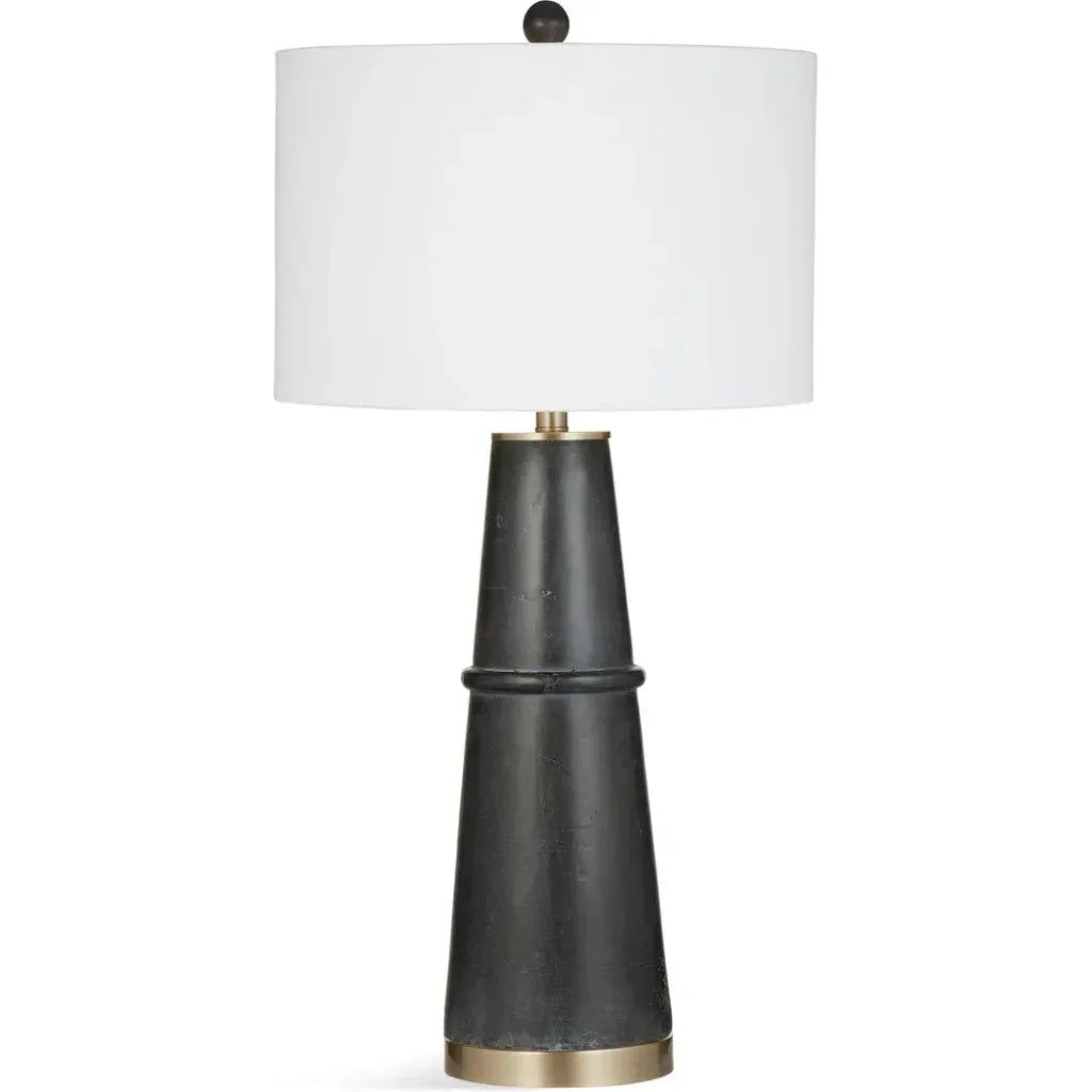 Osun Concrete and Metal Black Table Lamp - LOOMLAN - Bassett Mirror - Table Lamps