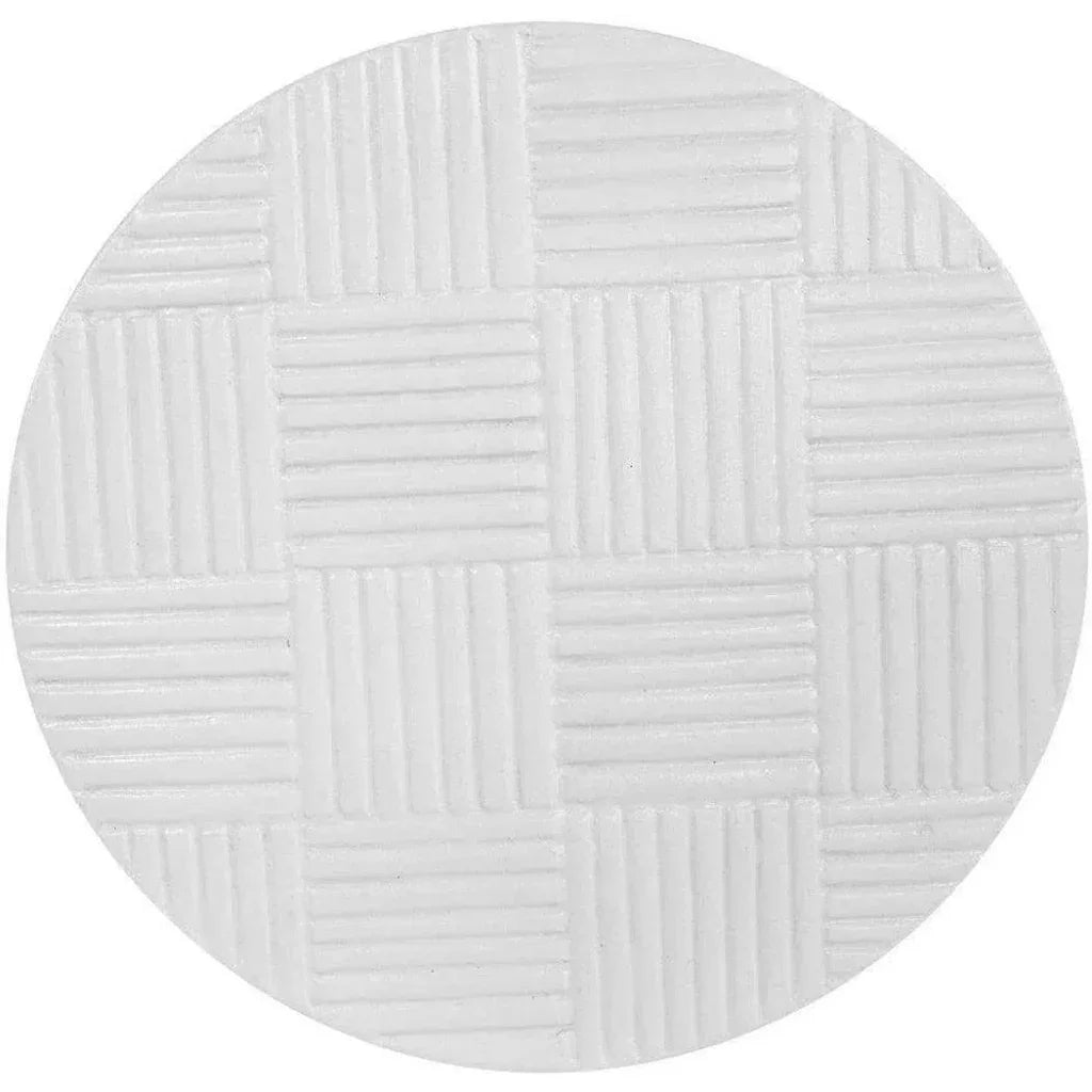 Outdoor Accent Table White - LOOMLAN - Moe's Home - Outdoor Side Tables