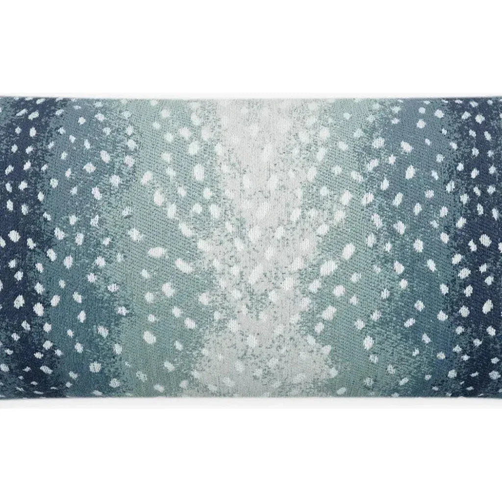 Outdoor Cerbiatta Lumbar Pillow - Azure-Outdoor Pillows-D.V. Kap-LOOMLAN
