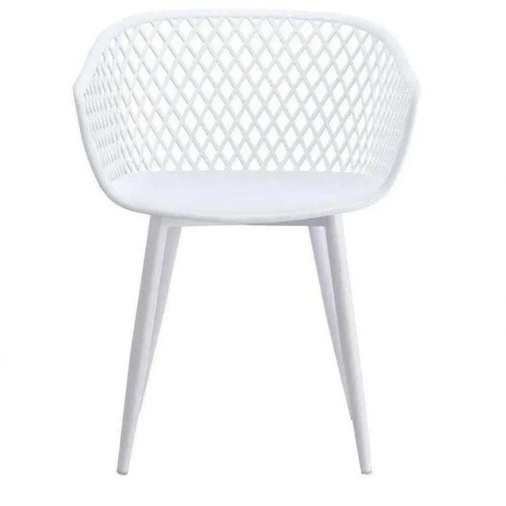 Outdoor Chair White Set-Outdoor Accent Chairs-Moe's Home-LOOMLAN