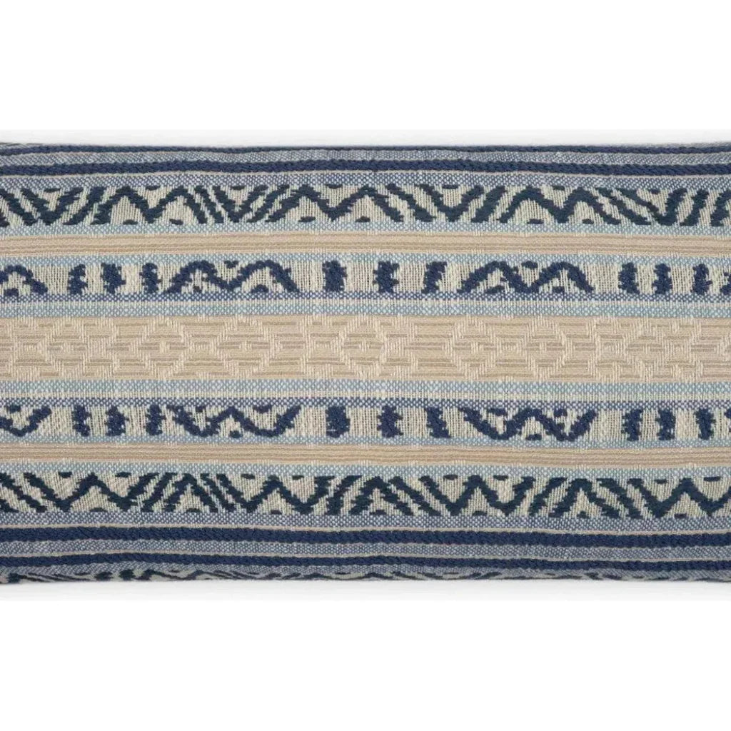 Outdoor Motiva Lumbar Pillow - Azure-Outdoor Pillows-D.V. Kap-LOOMLAN