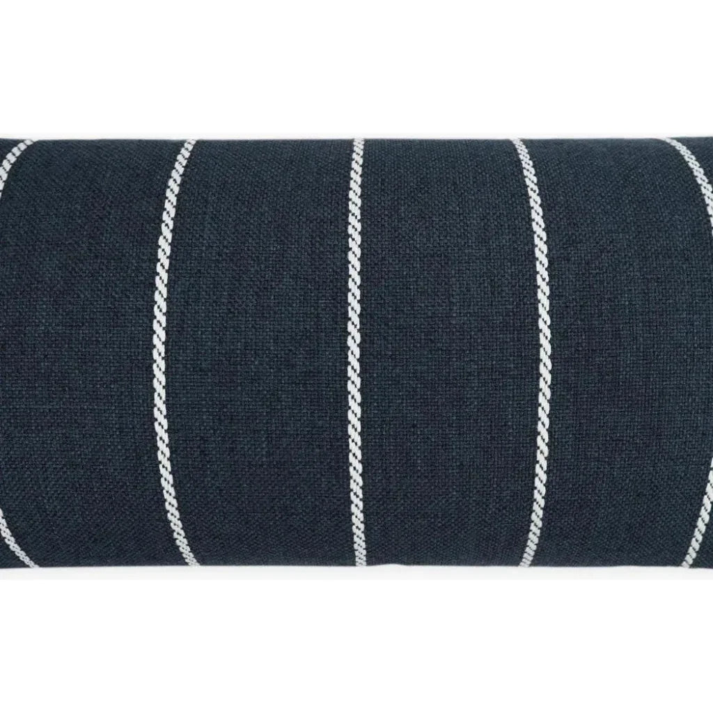 Outdoor Pencil Lumbar Pillow - Indigo-Outdoor Pillows-D.V. Kap-LOOMLAN