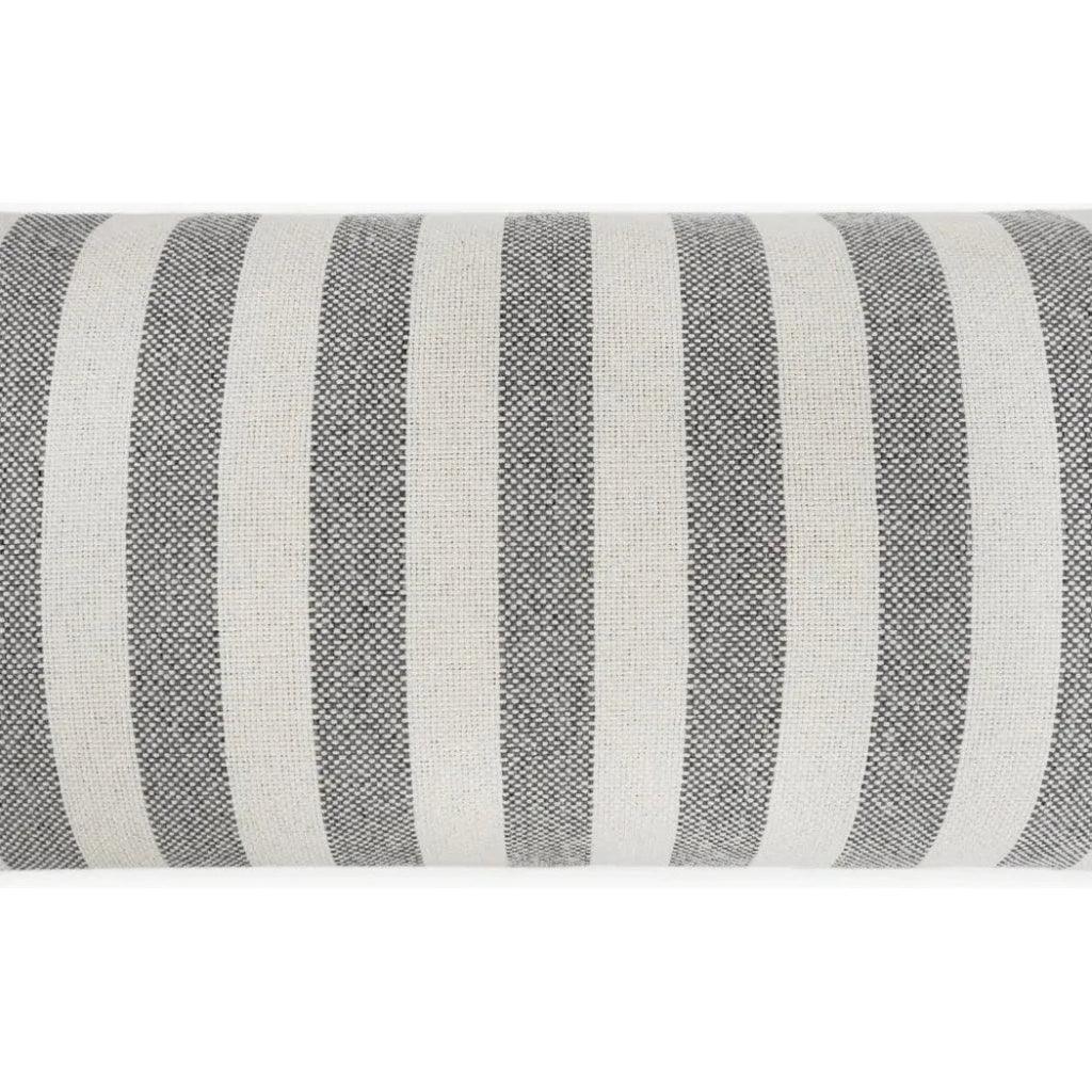 Outdoor Seaport Lumbar Pillow - Grey-Outdoor Pillows-D.V. Kap-LOOMLAN
