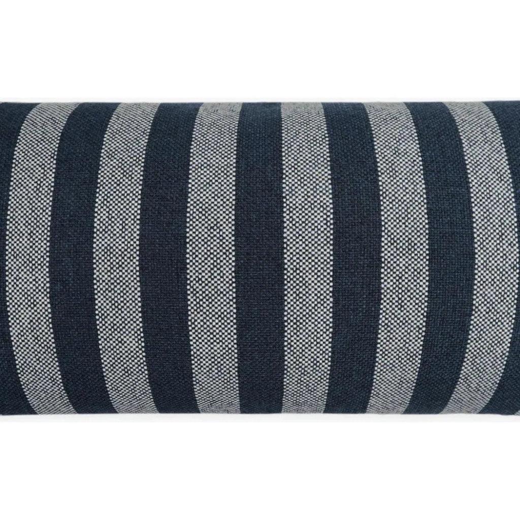 Outdoor Seaport Lumbar Pillow - Navy-Outdoor Pillows-D.V. Kap-LOOMLAN