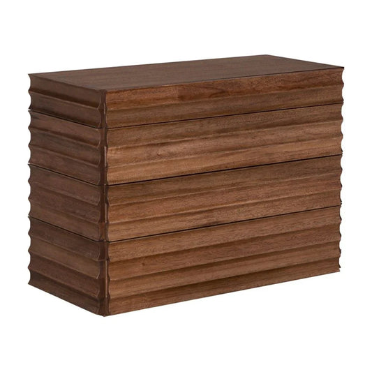 Pacelli Wooden Brown Cabinet - LOOMLAN - Noir - Accent Cabinets