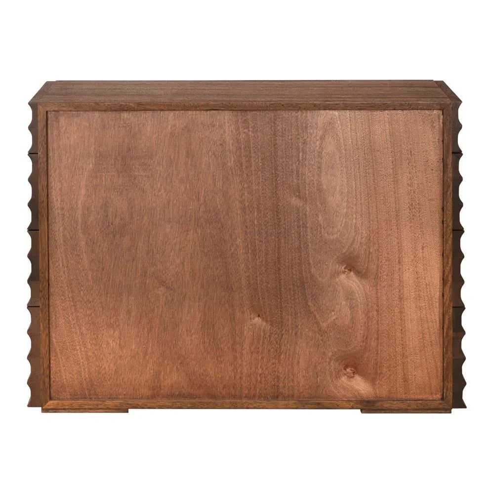 Pacelli Wooden Brown Cabinet - LOOMLAN - Noir - Accent Cabinets