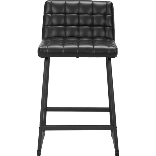 Pago Counter Stool (Set of 2) Black - LOOMLAN - Zuo Modern - Counter Stools