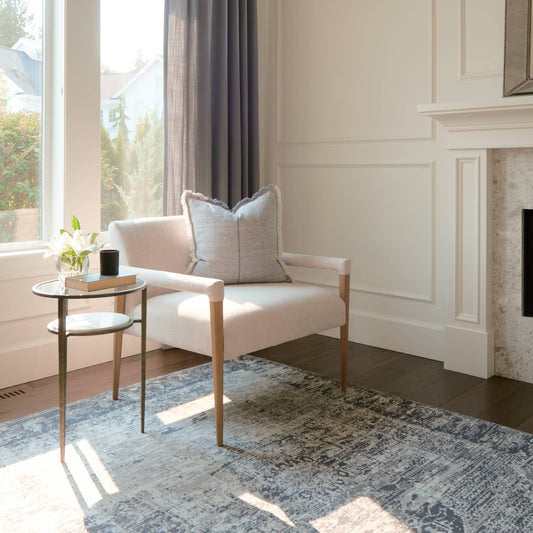 Palisades Cream Fabric Accent Chair