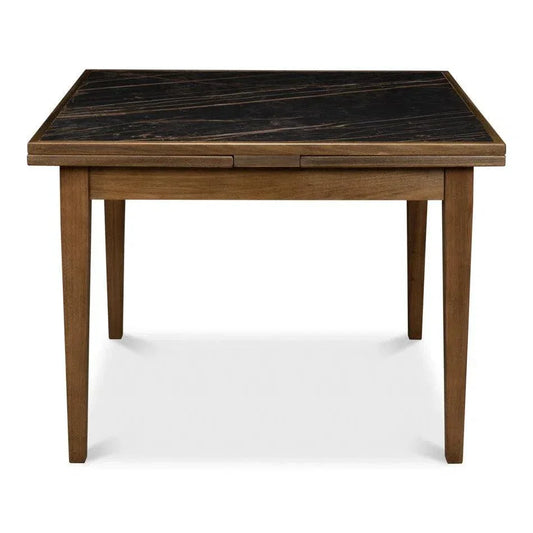 Paolino Square Extendable Dining Table-Dining Tables-Sarreid-LOOMLAN