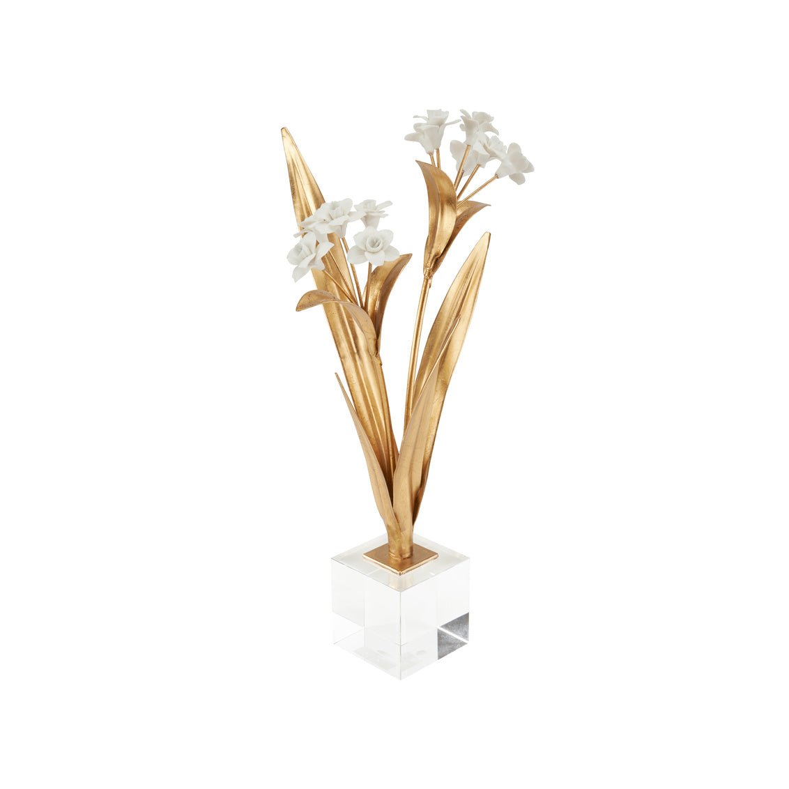 Paperwhite Porcelain Narcissus Sculpture