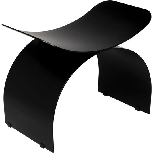 Papillon Stool, Black Steel - LOOMLAN - Noir - Poufs and Stools