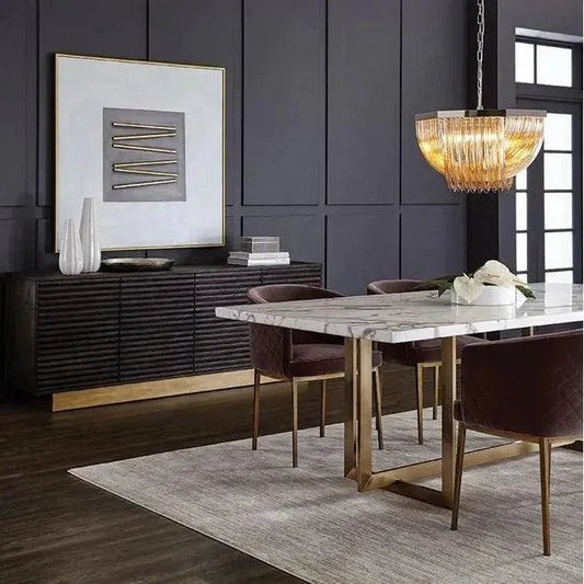 Paris Sideboard Modern Steel Base Wood - LOOMLAN - SUNPAN - Sideboards