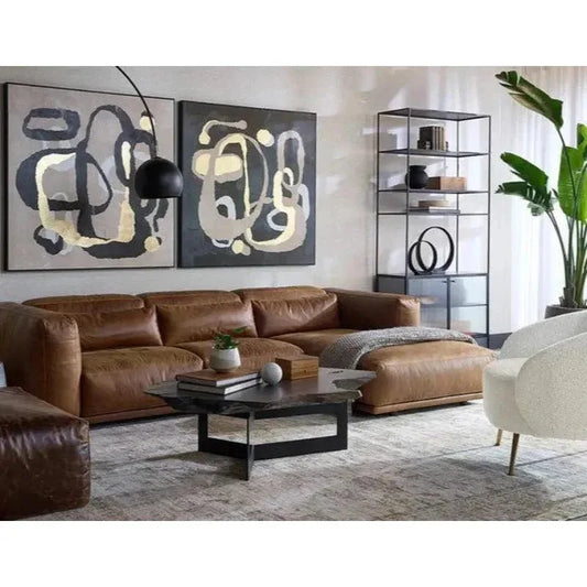 Parsons Fluted Glass Door Etagere-Etageres-SUNPAN-LOOMLAN