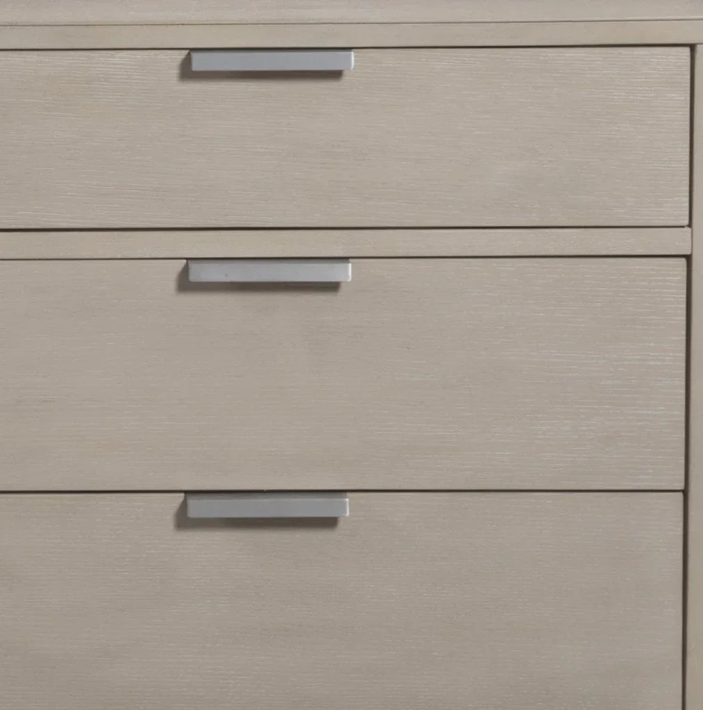 Pearl Six Drawer Dresser and Landscape Wood Mirror - LOOMLAN - Palmetto Home - Dressers