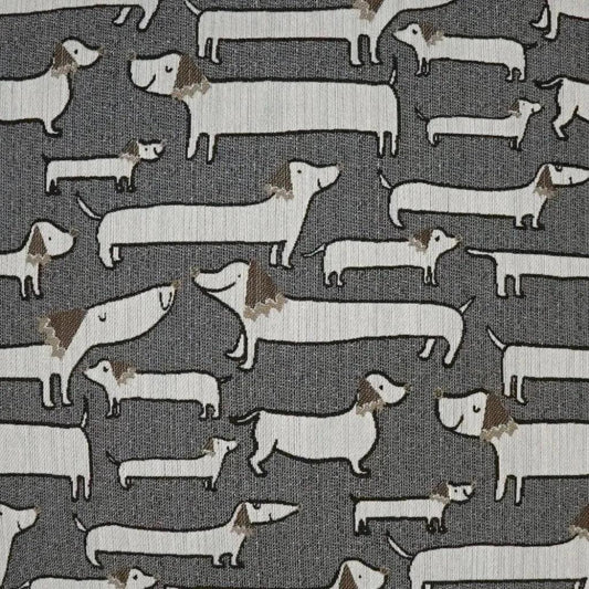 Pencil Pups Animal Grey Large Throw Pillow Insert - LOOMLAN - D.V. Kap - Throw Pillows