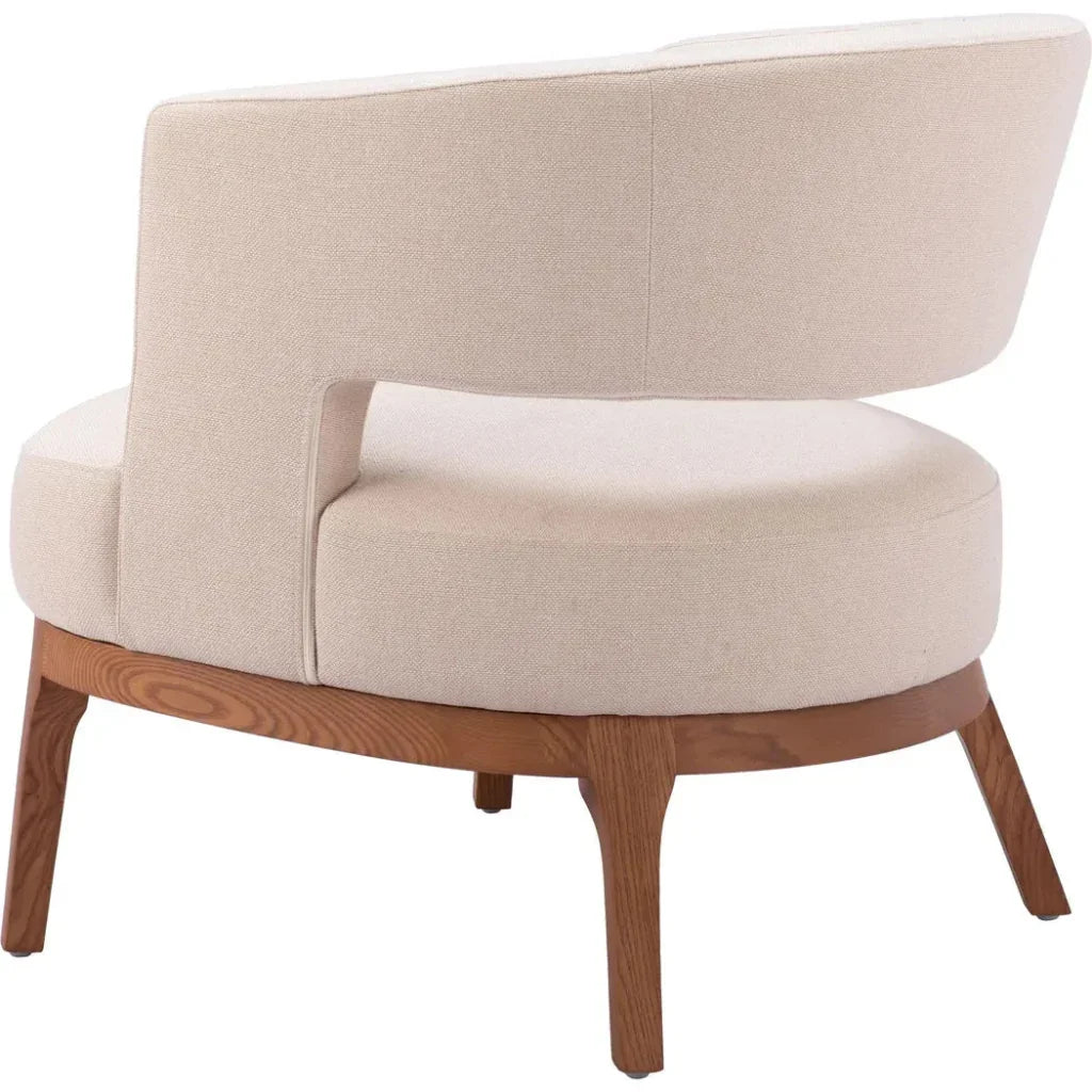 Penryn Beige Accent Chair With Arm - LOOMLAN - Zuo Modern - Accent Chairs