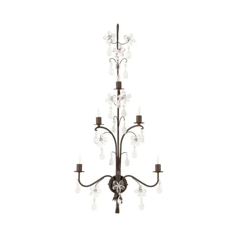 Perennial Iron Base Wall Sconce - LOOMLAN - Chelsea House - Wall Sconces