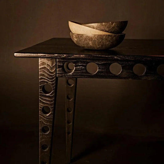 Pericles Table Black Rectangle Dining Table for 6-Dining Tables-Noir-LOOMLAN