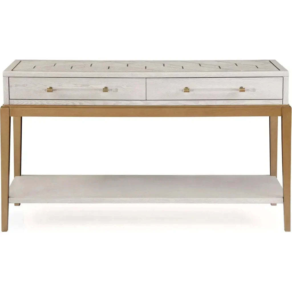 Perrine Wooden Rectangular Console Table - LOOMLAN - Bassett Mirror - Console Tables