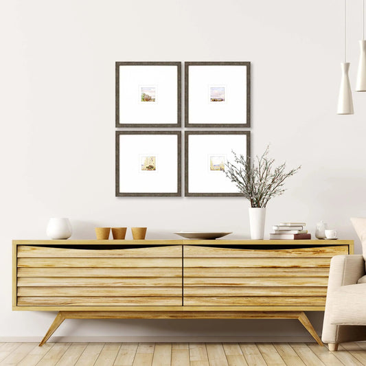 Petite Placid Multi Framed Wall Art 4PC