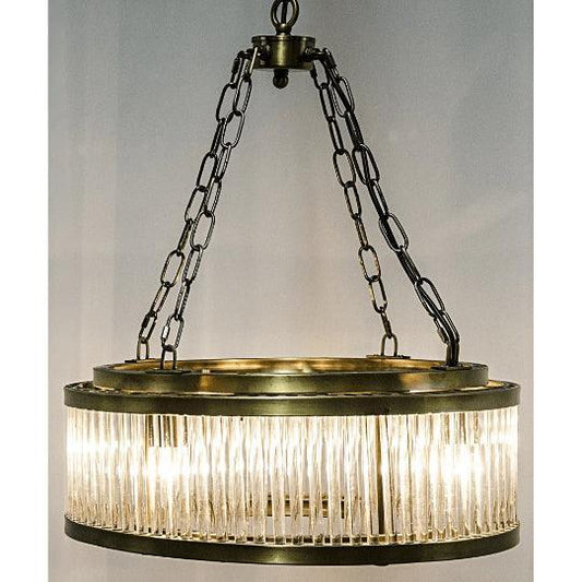 Petronas Metal and Glass Chandelier - LOOMLAN - Noir - Chandeliers