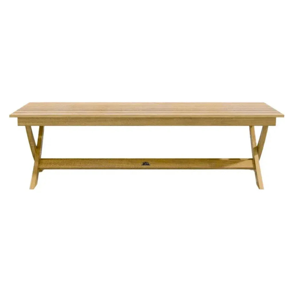 Picnic 3-Person Teak Outdoor Bench-Outdoor Benches-HiTeak-LOOMLAN