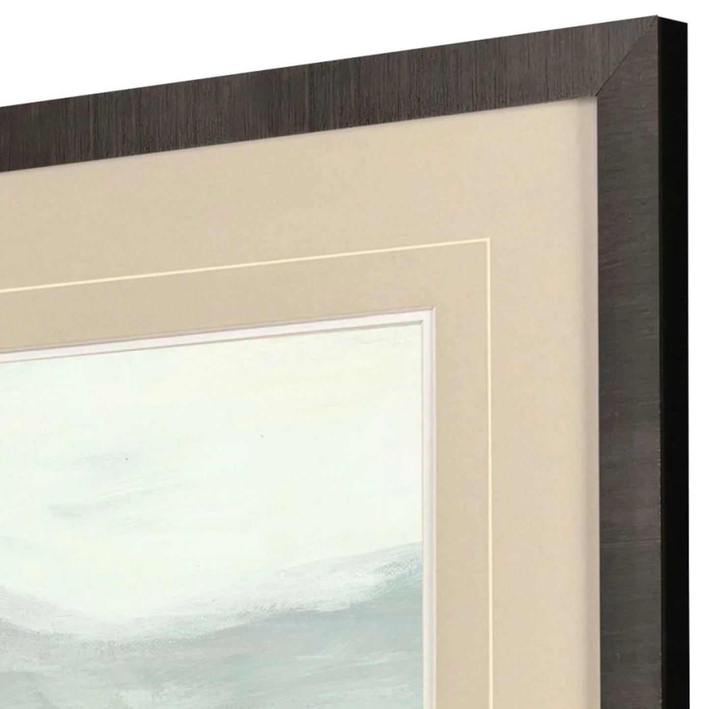 Plein Air Hills III Blue Framed Wall Art