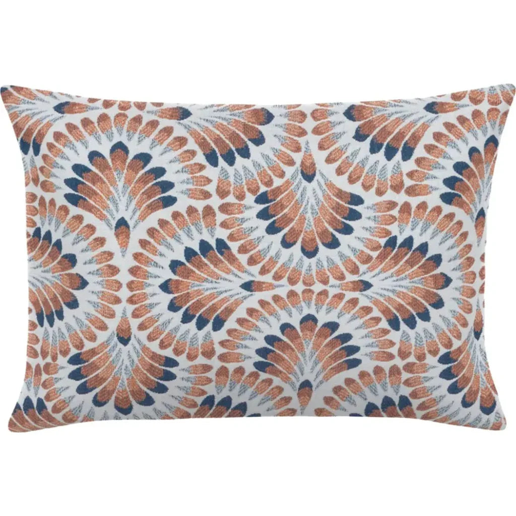 Plume Desert Handmade Outdoor Pillow-Outdoor Pillows-Earnest Collection-20"x13" Lumbar-LOOMLAN