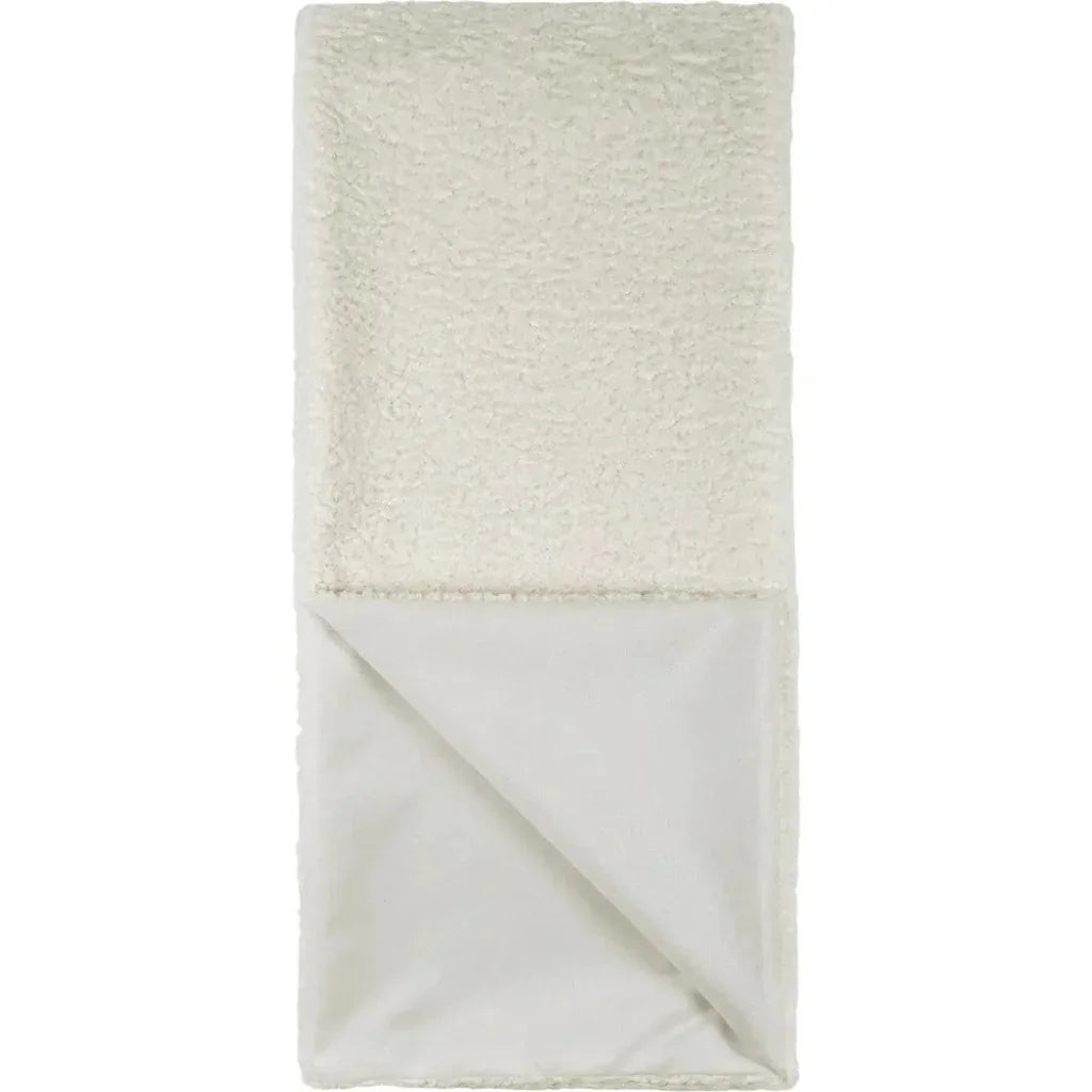 Poodle Throw - Ivory - LOOMLAN - D.V. Kap - Throw Blankets