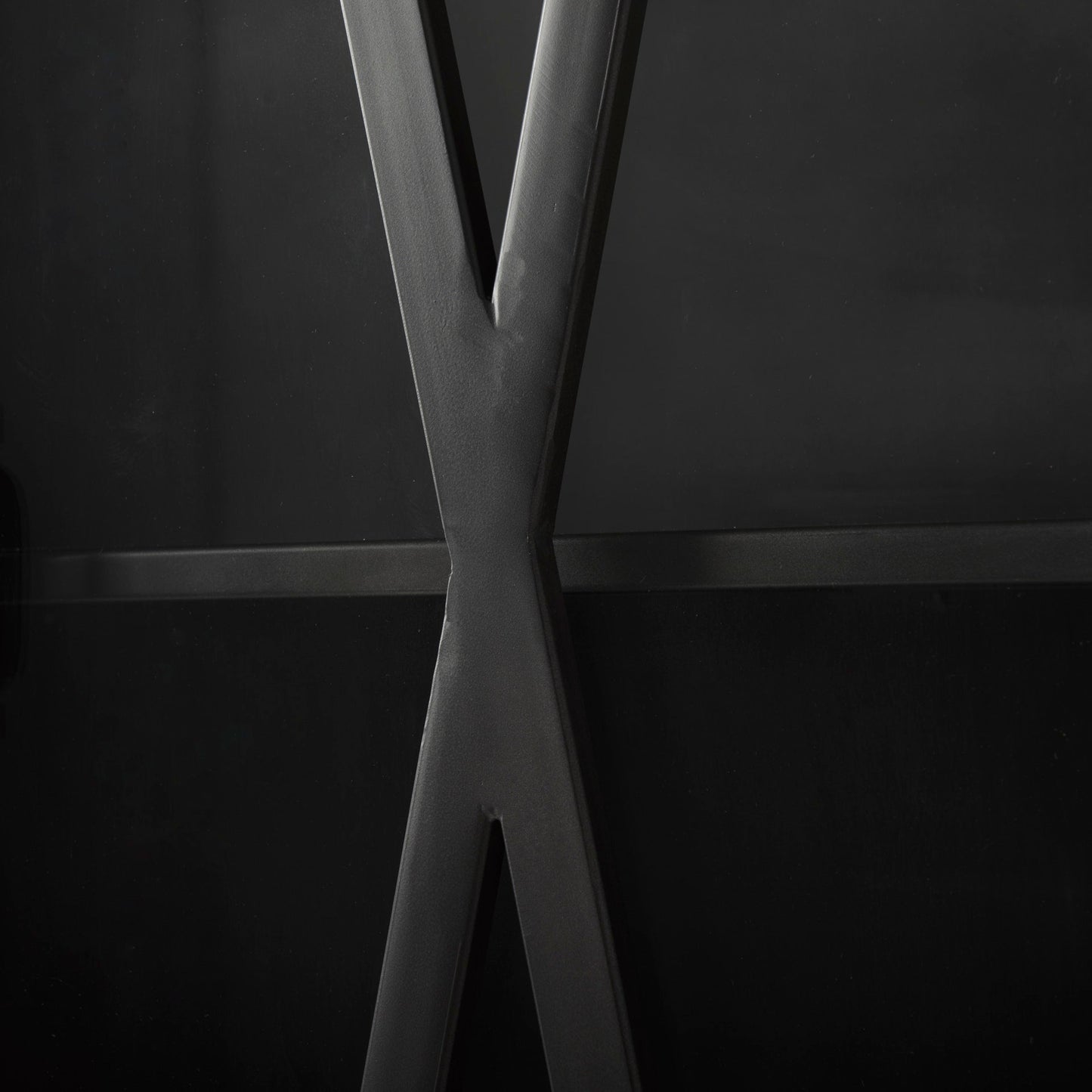 Poppy Metal Black Bookcase