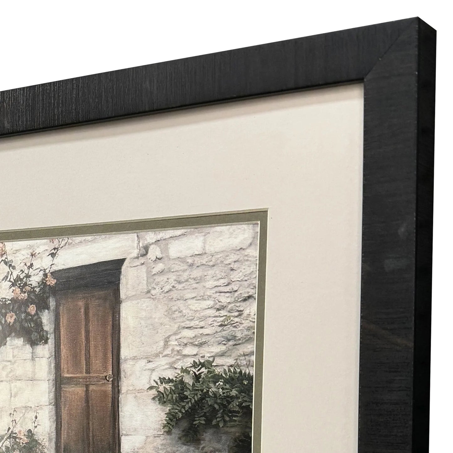 Porte Glass Front Grey Framed Wall Art 2PC