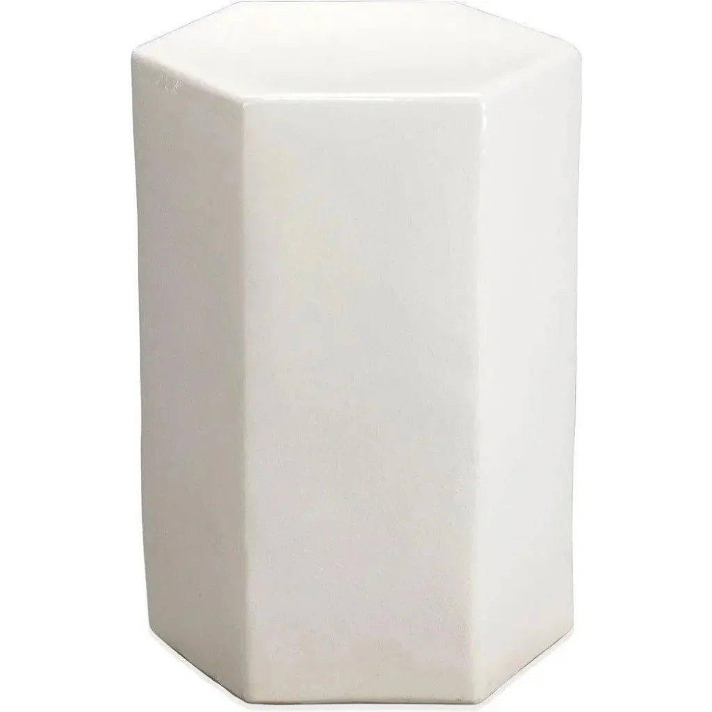 Porto Ceramic Hexagon Side Table