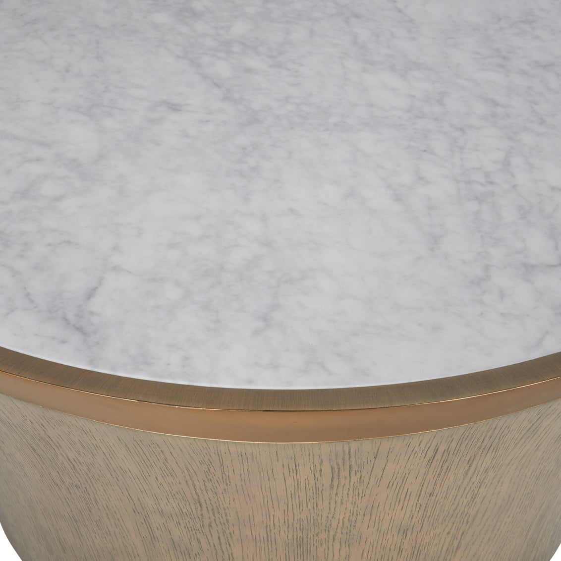 Proctor White Marble Top Cocktail Table