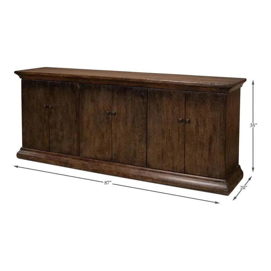 Provincial Storage Cabinet For Living Room - LOOMLAN - Sarreid - Sideboards
